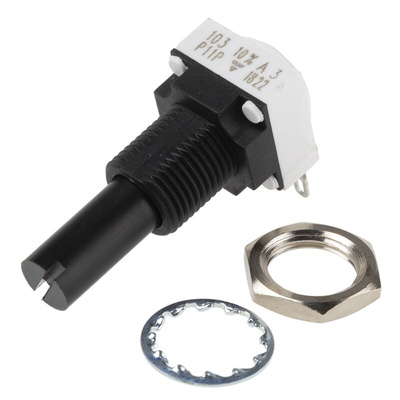 Vishay 10kΩ Rotary Potentiometer 1-Gang Panel Mount, P11P1F0GJSY00103KA