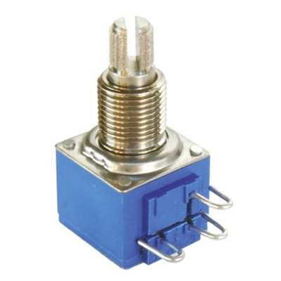 Bourns 250kΩ Rotary Potentiometer 1-Gang Panel Mount, 82A1D-Z28-BA0/255L