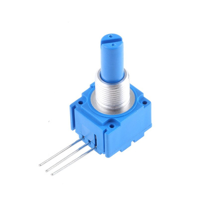 Bourns 5kΩ Rotary Potentiometer 1-Gang Panel Mount, 91A1A-B28-A13L
