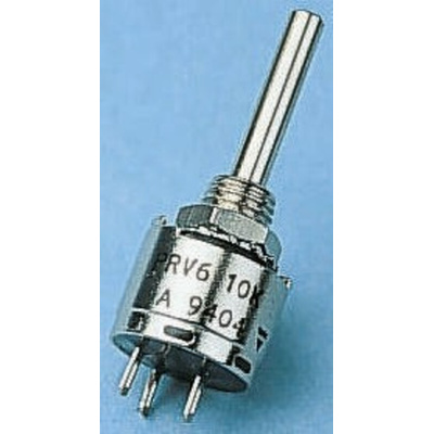 Vishay 50kΩ Rotary Potentiometer 1-Gang Panel Mount, PRV6SAABJYB25503KL