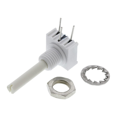 Vishay 20kΩ Rotary Potentiometer 1-Gang Panel Mount, P10XXAI203KB30