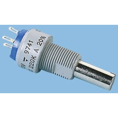 Vishay 4.7kΩ Rotary Potentiometer 1-Gang Panel Mount, P13LFL472MAB10