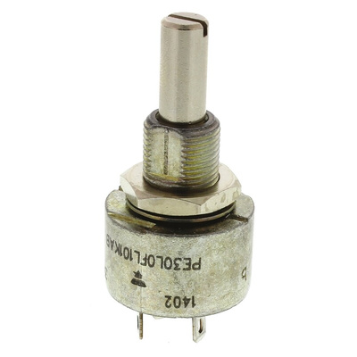 Vishay 22kΩ Rotary Potentiometer 1-Gang Panel Mount, PE30L0FR223KAB