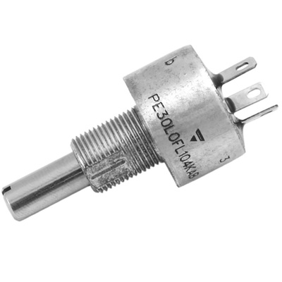 Vishay 4.7kΩ Rotary Potentiometer 1-Gang Panel Mount, PE30L0AP472KABG030