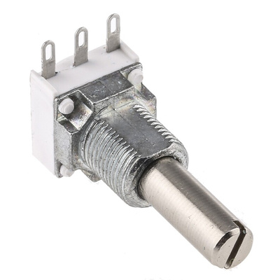Vishay 1kΩ Rotary Potentiometer 1-Gang Panel Mount, P11S1V0FLSY00102KA