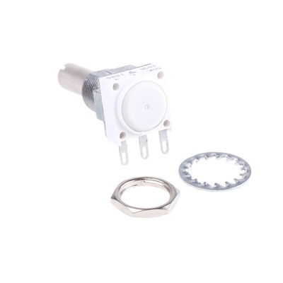 Vishay 50kΩ Rotary Potentiometer 1-Gang Panel Mount, P11S1V0FLSY00503KA