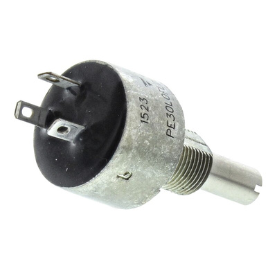 Vishay 220Ω Rotary Potentiometer 1-Gang Panel Mount, PE30L0FL221KAB