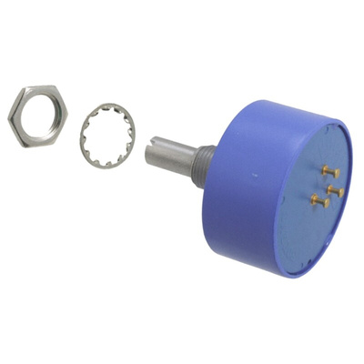 Bourns 1kΩ Rotary Potentiometer Continuous-Turns 1-Gang Bushing Mount, 6657S-1-102