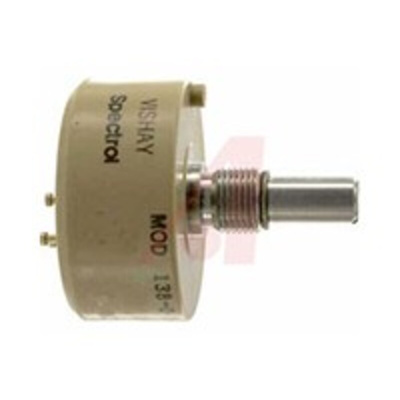 Vishay 10kΩ Rotary Potentiometer 1-Gang Bushing Mount, 138-0-0-103