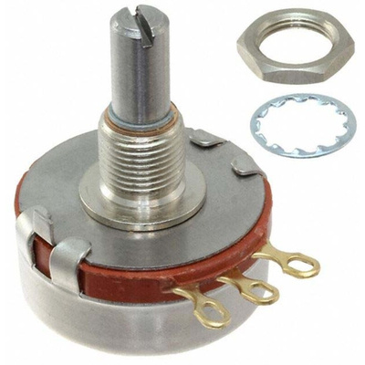 Ohmite 5kΩ Rotary Potentiometer 1-Gang Panel Mount, CMU5021E