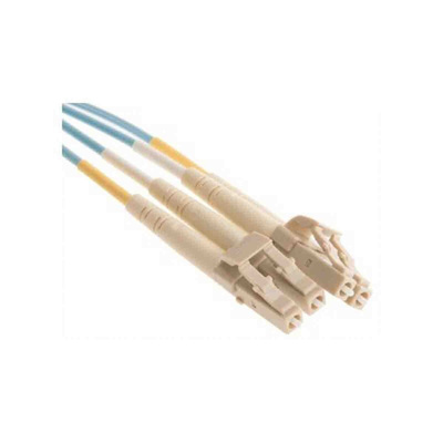 RS PRO LC to LC Duplex Multi Mode OM3 Fibre Optic Cable, 900μm, Blue, 5m