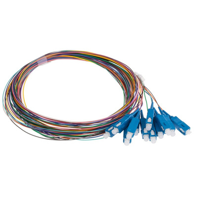 RS PRO SC to Unterminated Simplex Single Mode OS1, OS2 Fibre Optic Cable, 900μm, 2m