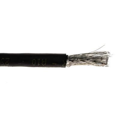 CAE Cat6a Ethernet Cable, S/FTP, Black PVC Sheath, 305m, Low Smoke Zero Halogen (LSZH)