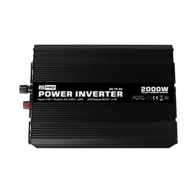 2000W Fixed Installation DC-AC Power Inverter, 24V dc / 230V