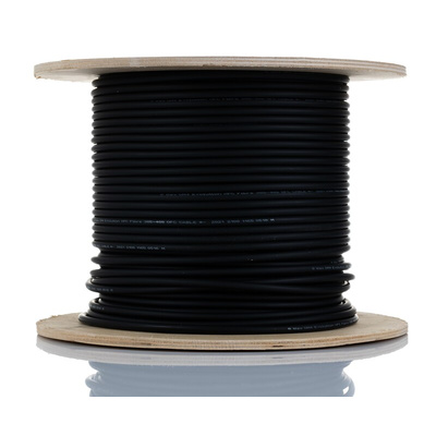 RS PRO OM4 Multi Mode OM4 Fibre Optic Cable, Black, 200m