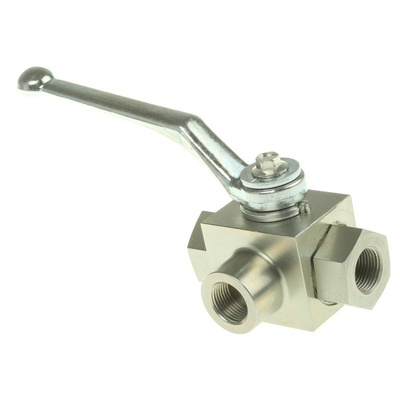 RS PRO Steel Line Mounting Hydraulic Ball Valve G 3/8