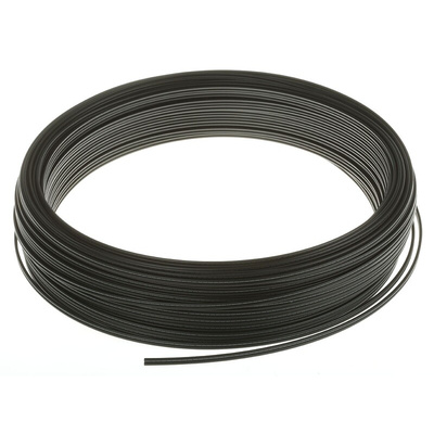 Niebuhr Duplex Fibre Optic Cable, 1mm, Black, 60m