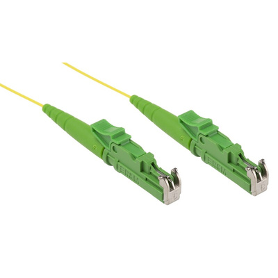 RS PRO E-2000 to Unterminated Simplex Single Mode OS1 Fibre Optic Cable, 9/125μm, Yellow, 1m