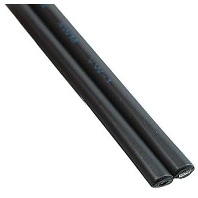 Broadcom Duplex Single Mode Fibre Optic Cable, 1.06mm, Black, 500m