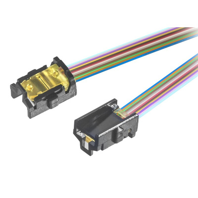 Rosenberger OM3 Multi Mode OM3 Fibre Optic Cable, 50/125μm, Blue, 500mm
