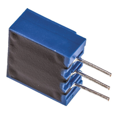 Vishay 64W Series 19 (Electrical), 22 (Mechanical)-Turn Through Hole Trimmer Resistor with Pin Terminations, 5kΩ ±10%