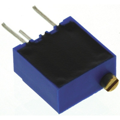 Vishay 64Y Series 19 (Electrical), 22 (Mechanical)-Turn Through Hole Trimmer Resistor with Pin Terminations, 5kΩ ±10%