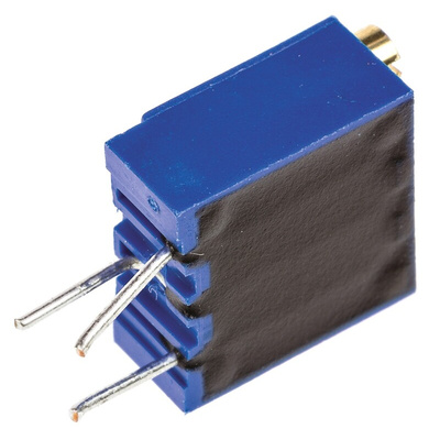 Vishay 64Y Series 19 (Electrical), 22 (Mechanical)-Turn Through Hole Trimmer Resistor with Pin Terminations, 10kΩ ±10%