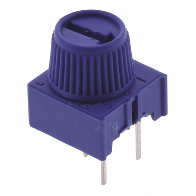 1kΩ, Through Hole Trimmer Potentiometer 0.5W Top Adjust Vishay, 63M