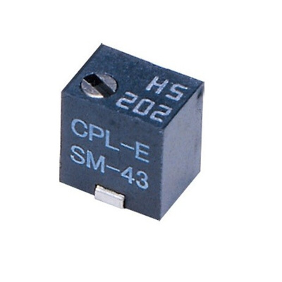 SMD Trimmer Potentiometer 0.25W Top Adjust NIDEC COPAL ELECTRONICS GMBH