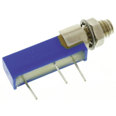10kΩ, Panel Mount, Through Hole Trimmer Potentiometer 0.5W Side Adjust Vishay, 43P