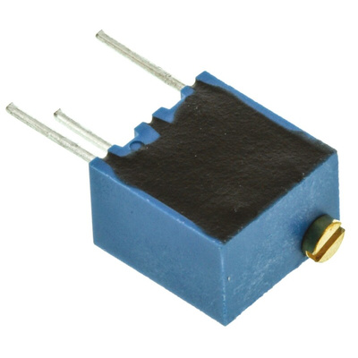 10kΩ, Through Hole Trimmer Potentiometer 0.25W Top Adjust Vishay, T63
