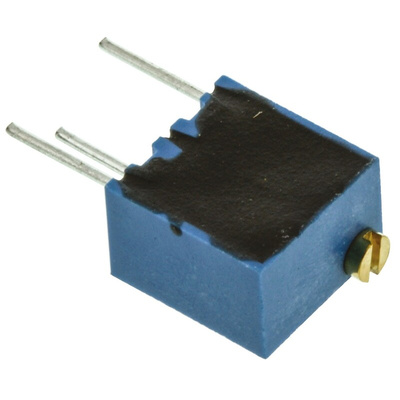20kΩ, Through Hole Trimmer Potentiometer 0.25W Top Adjust Vishay, T63