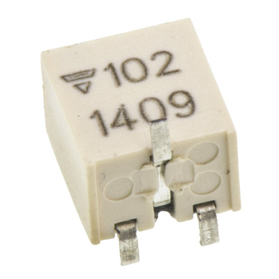 1kΩ, SMD Trimmer Potentiometer 0.25W Top Adjust Vishay, TSM4