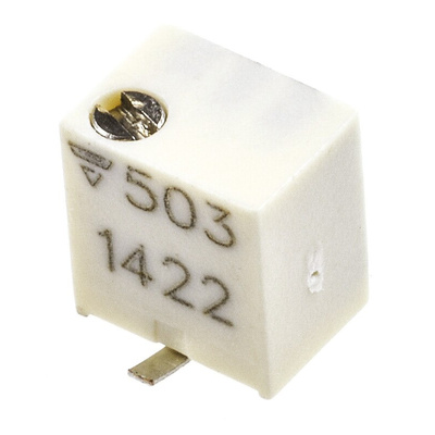 50kΩ, SMD Trimmer Potentiometer 0.25W Top Adjust Vishay, TSM4