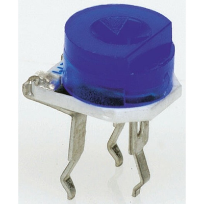 5kΩ, Through Hole Trimmer Potentiometer 0.2W Top Adjust Bourns, 3306