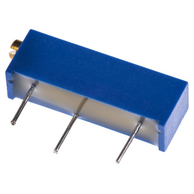 1kΩ, Through Hole Trimmer Potentiometer 0.75W Side Adjust Bourns, 3006