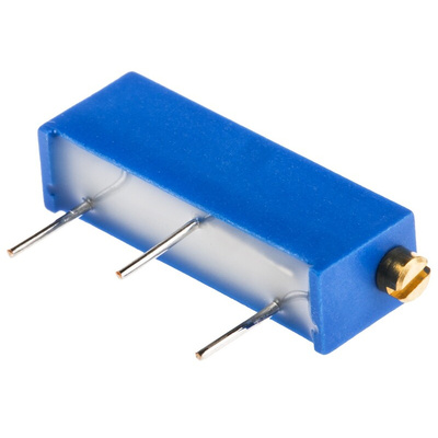10kΩ, Through Hole Trimmer Potentiometer 0.75W Side Adjust Bourns, 3006