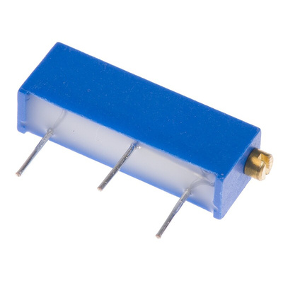 5kΩ, Through Hole Trimmer Potentiometer 0.75W Side Adjust Bourns, 3006