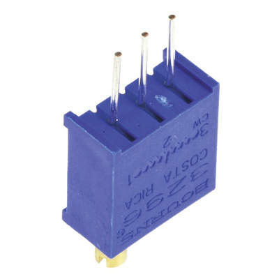 20kΩ, Through Hole Trimmer Potentiometer 0.5W Top Adjust Bourns, 3296