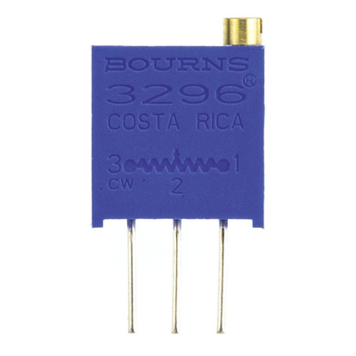 20kΩ, Through Hole Trimmer Potentiometer 0.5W Top Adjust Bourns, 3296