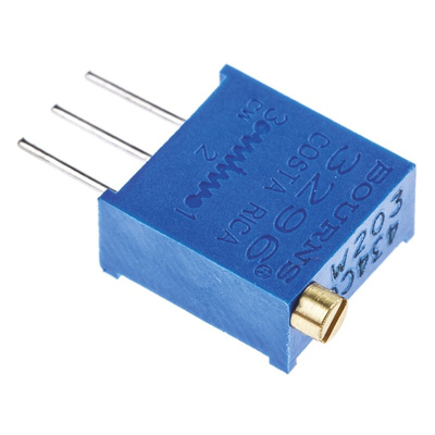 20kΩ, Through Hole Trimmer Potentiometer 0.5W Top Adjust Bourns, 3296