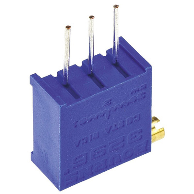 10kΩ, Through Hole Trimmer Potentiometer 0.5W Side Adjust Bourns, 3296