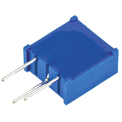 10kΩ, Through Hole Trimmer Potentiometer 0.5W Top Adjust Bourns, 3296