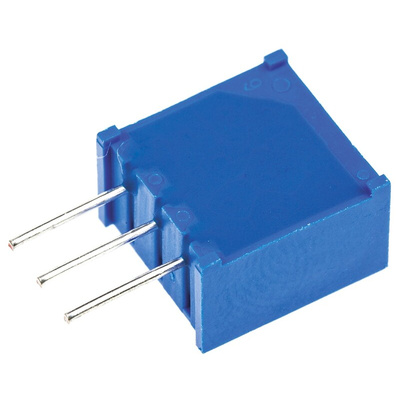 1kΩ, Through Hole Trimmer Potentiometer 0.5W Top Adjust Bourns, 3299