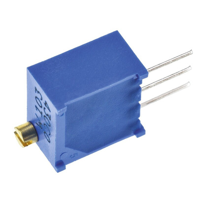 10kΩ, Through Hole Trimmer Potentiometer 0.5W Top Adjust Bourns, 3299