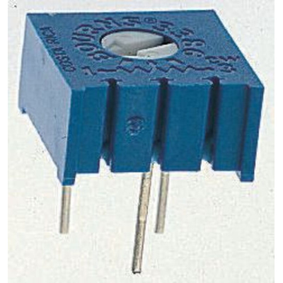 1kΩ, Through Hole Trimmer Potentiometer 0.5W Top Adjust Bourns, 3386