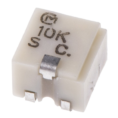 10kΩ, SMD Trimmer Potentiometer 0.25W Top Adjust Bourns, PVG5