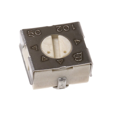 1kΩ, SMD Trimmer Potentiometer 0.25W Top Adjust Bourns, 3314