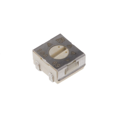 100kΩ, SMD Trimmer Potentiometer 0.25W Top Adjust Bourns, 3314