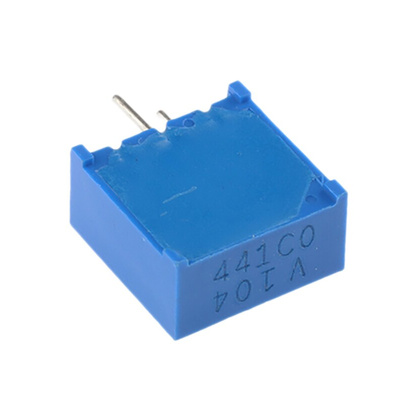 100kΩ, Through Hole Trimmer Potentiometer 0.5W Bourns, 3386